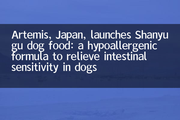 Artemis ، اليابان ، تطلق Food Shanyugu Dog: صيغة Hypoallergenic لتخفيف الحساسية المعوية في الكلاب