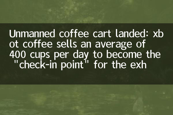 سارحة القهوة غير المأهولة: تبيع XBOT Coffee بمتوسط ​​400 كوب يوميًا لتصبح 